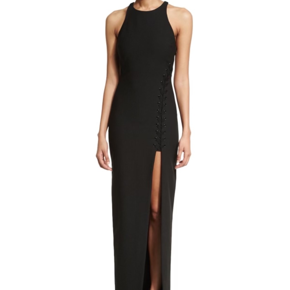 Elizabeth and James Amya Sleeveless High-Slit Maxi Dress